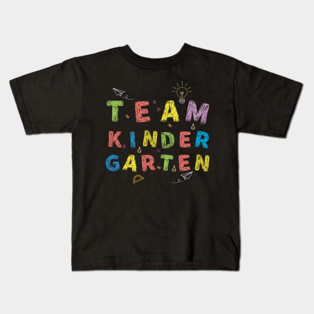 kindergartenTEAM First Day of School Kids T-Shirt by Gaming champion